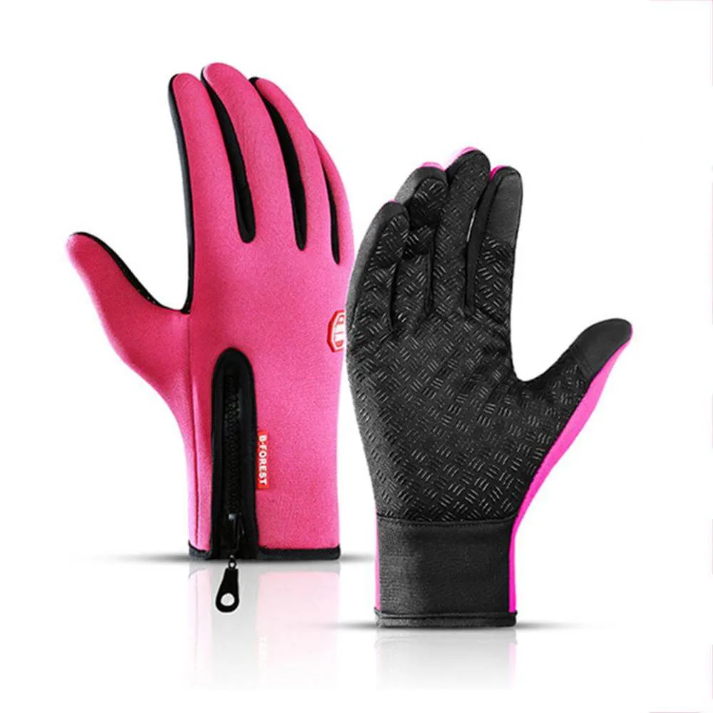 Unisex Touch Screen Winter Gloves Warm Outdoor Cycling Driving Climbing Motorcycle Waterproof Non-Slip Glove