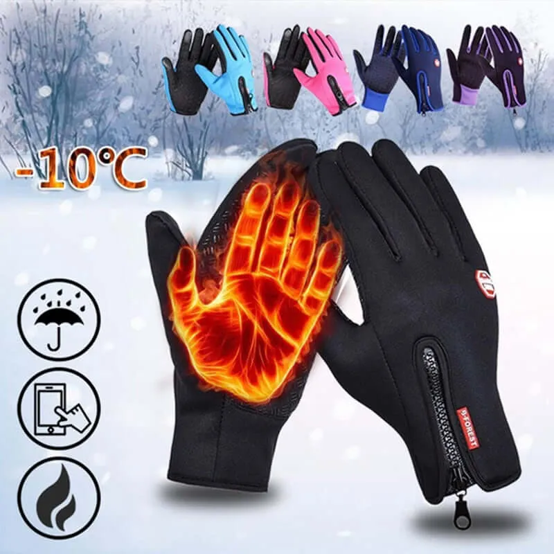 Unisex Touch Screen Winter Gloves Warm Outdoor Cycling Driving Climbing Motorcycle Waterproof Non-Slip Glove