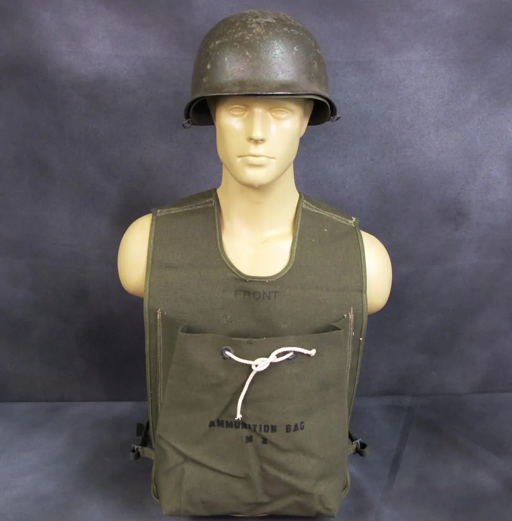 U.S. WWII 60mm & 81mm Mortar M2 Ammunition Vest: Unissued