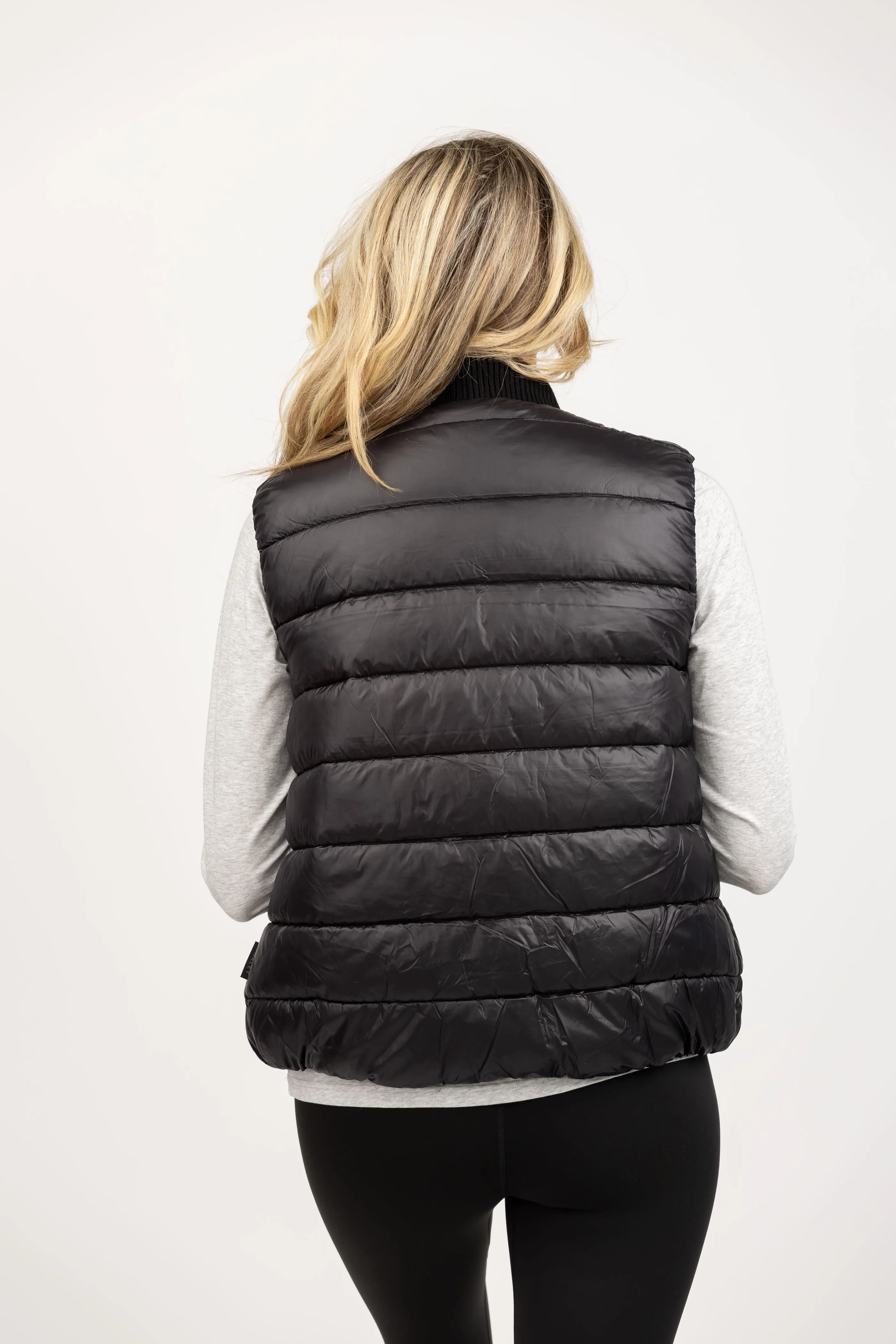 Varley Colwyn Combo Boxy Vest in Black