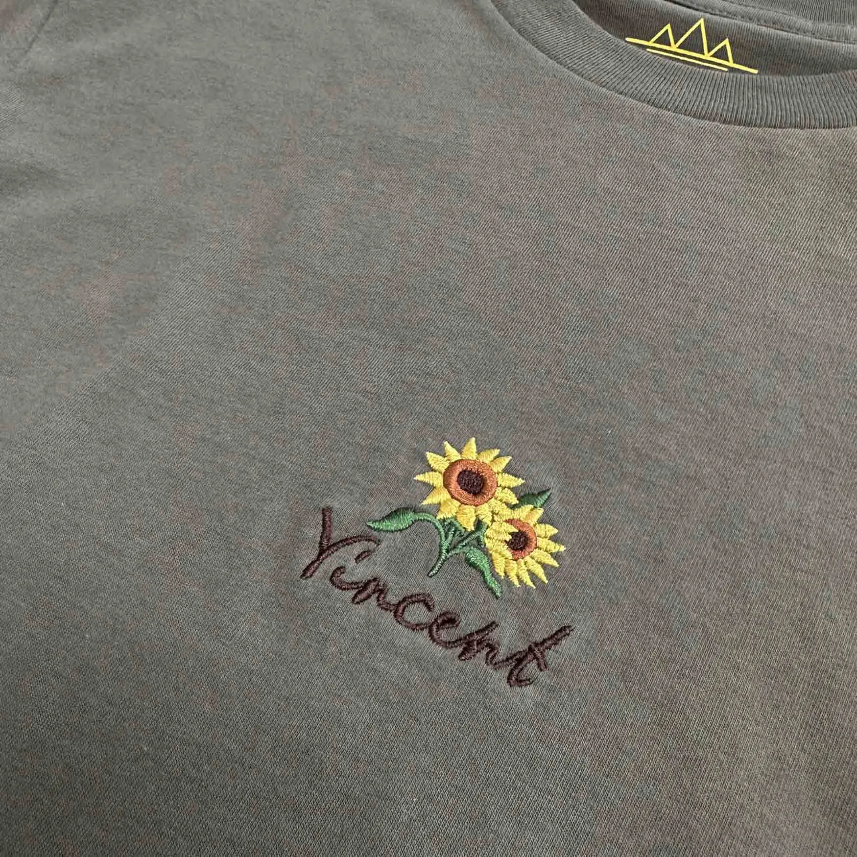 VINCENT SUNFLOWER EMBROIDERY