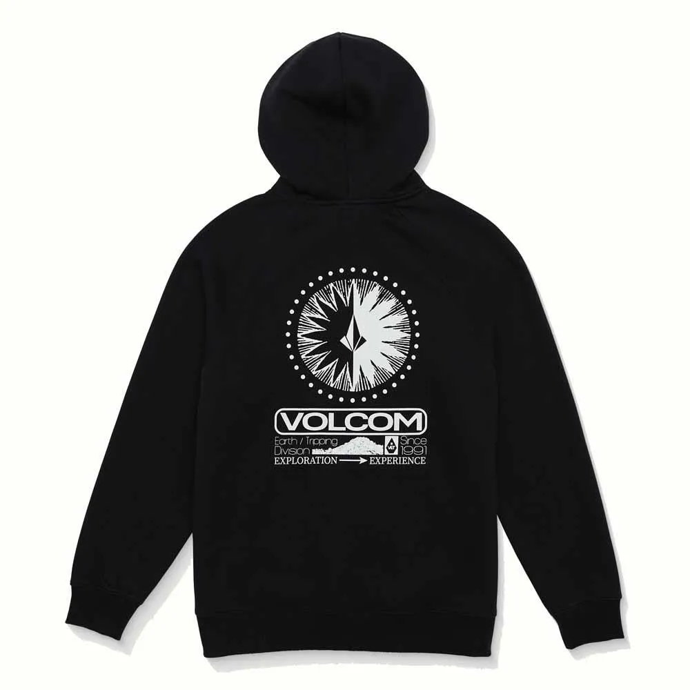 Volcom Outhere Pullover Hooded Sweatshirt Black