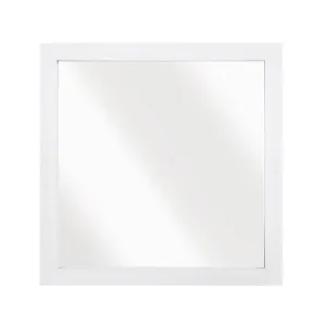 White Wood Mirror