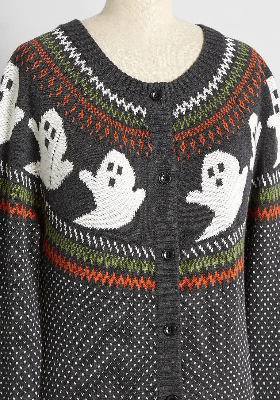 You've Been Ghosted Fair Isle Cardigan