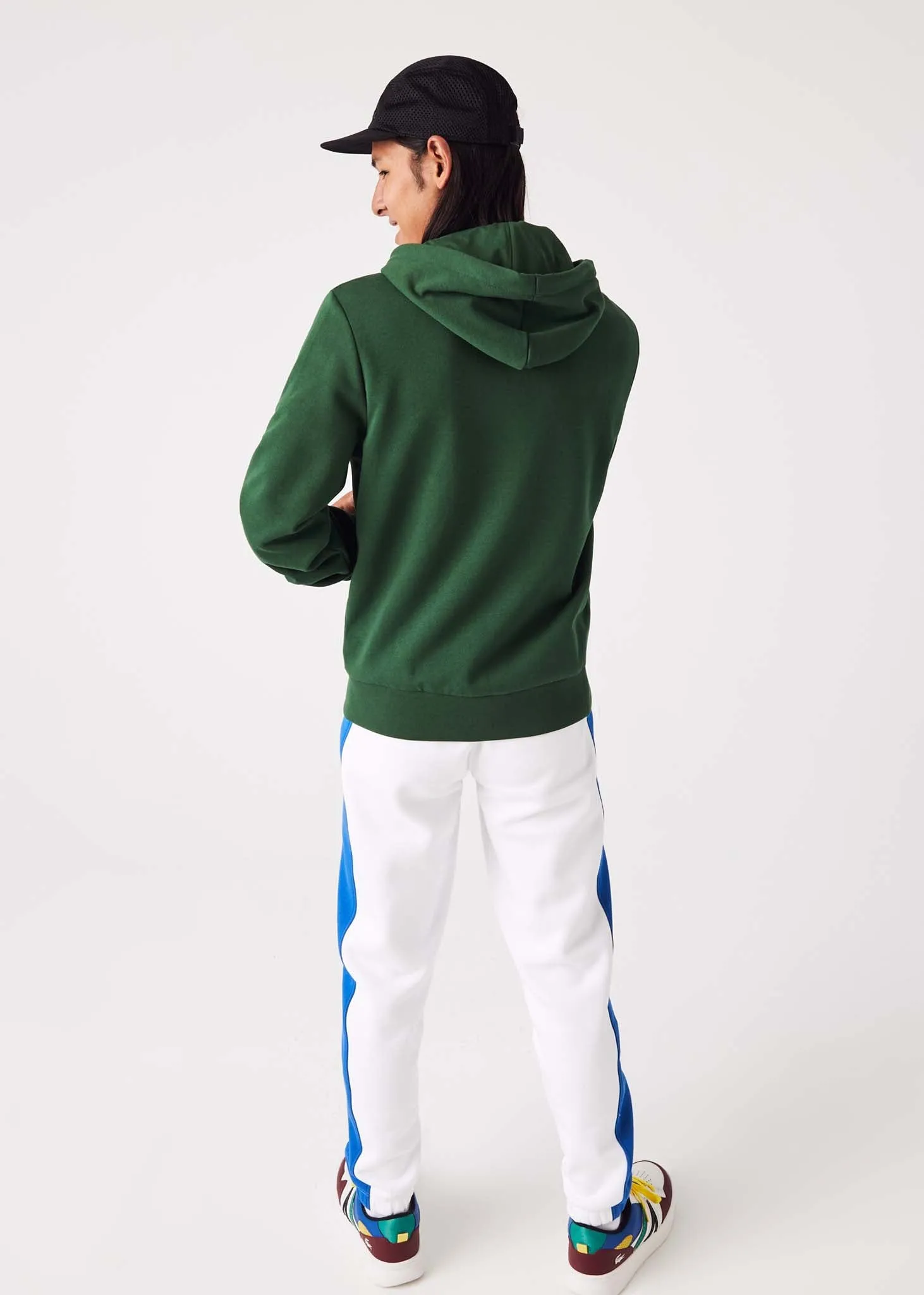 Zip through hoodie - green